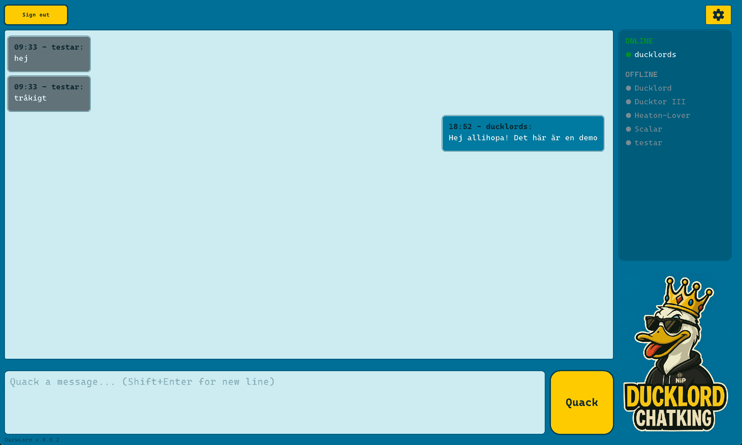 Ducklord Chat